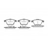 Set di 4 pastiglie freno ROADHOUSE 21182.02
