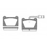 Set di 4 pastiglie freno ROADHOUSE 2122.02