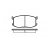 Set di 4 pastiglie freno ROADHOUSE 2126,00