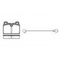 Set di 4 pastiglie freno ROADHOUSE 2127.02