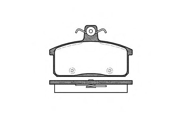 Set di 4 pastiglie freno ROADHOUSE 2128,50