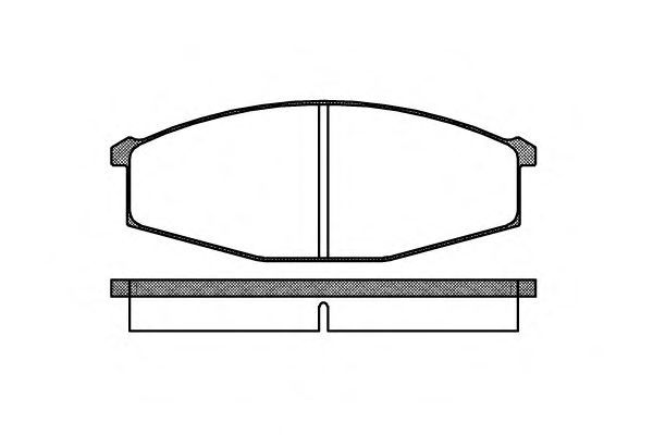 Set di 4 pastiglie freno ROADHOUSE 2129,00