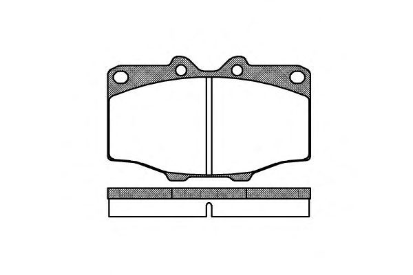 Set di 4 pastiglie freno ROADHOUSE 2132,00