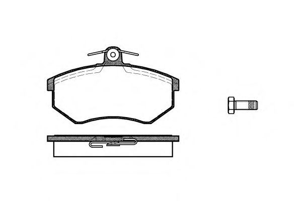 Set di 4 pastiglie freno ROADHOUSE 2134,00