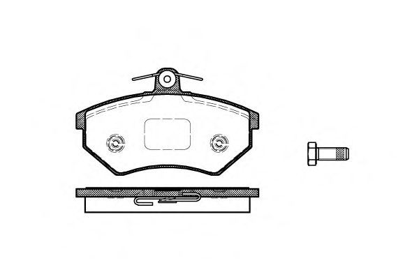 Set di 4 pastiglie freno ROADHOUSE 2134,50