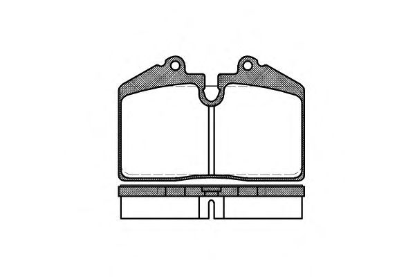 Set di 4 pastiglie freno ROADHOUSE 2140.20