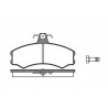 Set di 4 pastiglie freno ROADHOUSE 2143.10