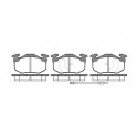Set di 4 pastiglie freno ROADHOUSE 2144.02
