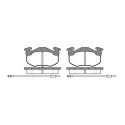 Set di 4 pastiglie freno ROADHOUSE 2144.24