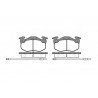 Set di 4 pastiglie freno ROADHOUSE 2144.24