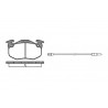Set di 4 pastiglie freno ROADHOUSE 2144.42