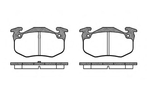 Set di 4 pastiglie freno ROADHOUSE 2144,50