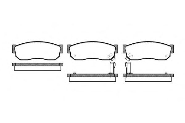 Set di 4 pastiglie freno ROADHOUSE 2149.02