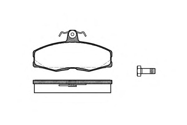 Set di 4 pastiglie freno ROADHOUSE 2154,00
