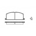 Set di 4 pastiglie freno ROADHOUSE 2167.04