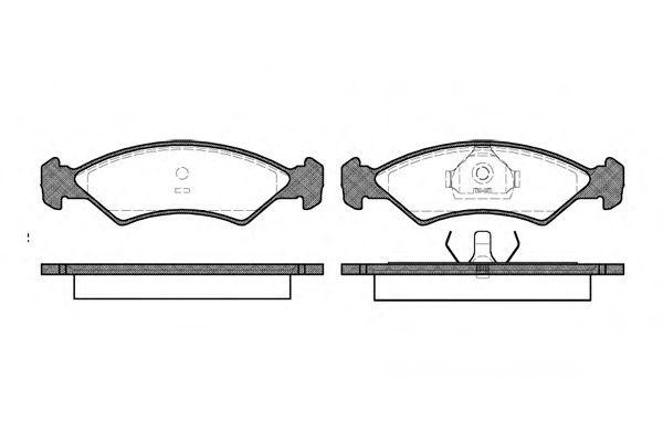 Set di 4 pastiglie freno ROADHOUSE 2168,00