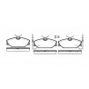 Set di 4 pastiglie freno ROADHOUSE 2208.02