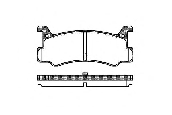 Set di 4 pastiglie freno ROADHOUSE 2213,00