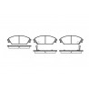 Set di 4 pastiglie freno ROADHOUSE 2229.02
