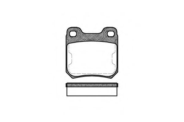 Set di 4 pastiglie freno ROADHOUSE 2239,50