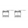 Set di 4 pastiglie freno ROADHOUSE 2247.04