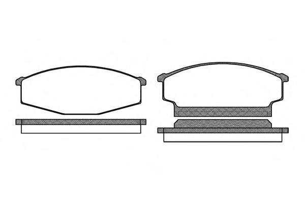 Set di 4 pastiglie freno ROADHOUSE 2256,00