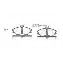 Set di 4 pastiglie freno ROADHOUSE 2276.02