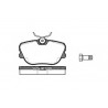 Set di 4 pastiglie freno ROADHOUSE 2280.10