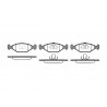 Set di 4 pastiglie freno ROADHOUSE 2281.40