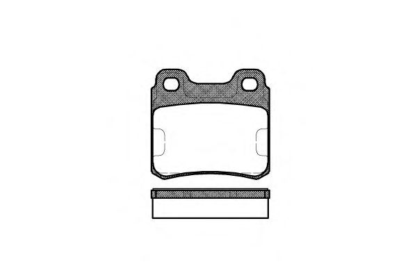 Set di 4 pastiglie freno ROADHOUSE 2282,00