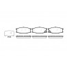 Set di 4 pastiglie freno ROADHOUSE 2283.10