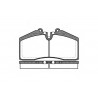 Set di 4 pastiglie freno ROADHOUSE 2288,00