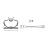 Set di 4 pastiglie freno ROADHOUSE 2296.02