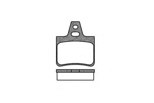 Set di 4 pastiglie freno ROADHOUSE 2311,00