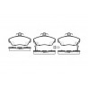 Set di 4 pastiglie freno ROADHOUSE 2330.02