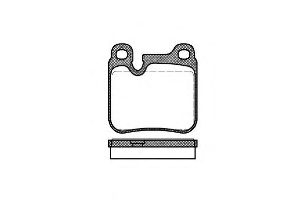 Set di 4 pastiglie freno ROADHOUSE 2374,00