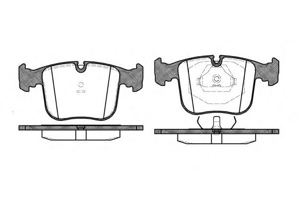 Set di 4 pastiglie freno ROADHOUSE 2380,00