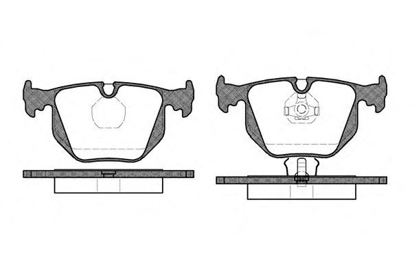 Set di 4 pastiglie freno ROADHOUSE 2381,00