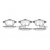 Set di 4 pastiglie freno ROADHOUSE 2390.52