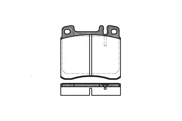 Set di 4 pastiglie freno ROADHOUSE 2408,00