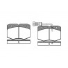 Set di 4 pastiglie freno ROADHOUSE 2435.12