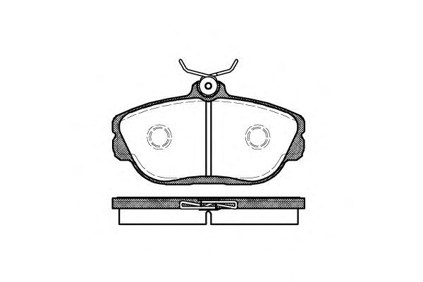 Set di 4 pastiglie freno ROADHOUSE 2453,00