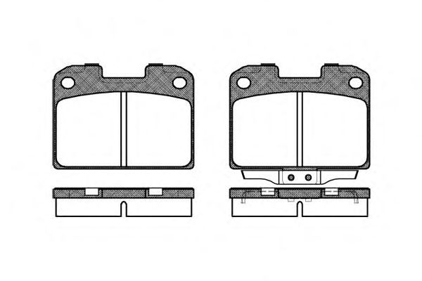 Set di 4 pastiglie freno ROADHOUSE 2476,00