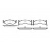Set di 4 pastiglie freno ROADHOUSE 2484.02