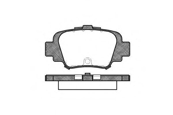 Set di 4 pastiglie freno ROADHOUSE 2499,00