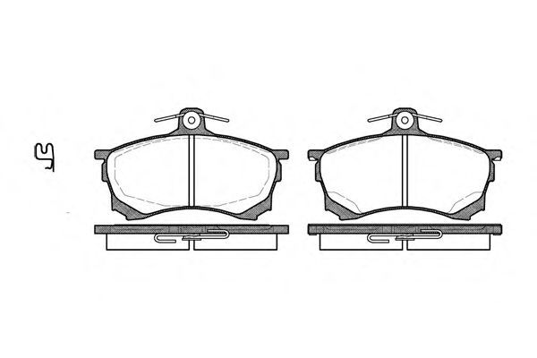 Set di 4 pastiglie freno ROADHOUSE 2582,00