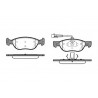 Set di 4 pastiglie freno ROADHOUSE 2587.12