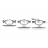 Set di 4 pastiglie freno ROADHOUSE 2588.11