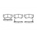 Set di 4 pastiglie freno ROADHOUSE 2592.12