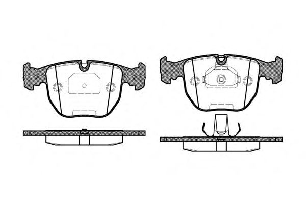 Set di 4 pastiglie freno ROADHOUSE 2596,00